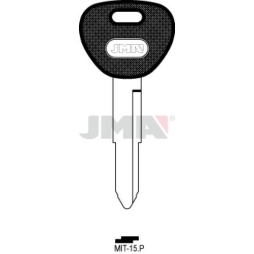 Chei Otel Plastic Negru MIT-15.P